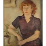 Aaron Shikler, Portrait of a Lady, Oil on canvas