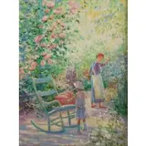 Jeanette Leuers, The Mother's Chair, Oil on canvas