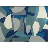 Abstract by Giorgio Zennaro, Acrylic on canvas, sold Jan 2022