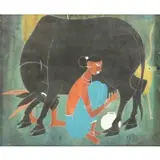 Rasik Dugashankar Raval, Untitled, Gouache