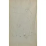 F. N. Souza, Erotic Scene, Pen and Ink