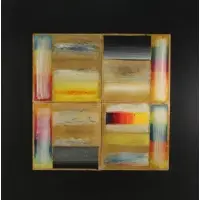 Edward Giobbi, Day After Day, 1966, Oil on hardboard