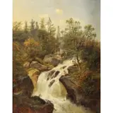 Edmund Höd, Landscape, Oil on canvas