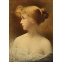 Angelo Asti, Portrait of a Lady, Oil on canvas