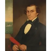 William Bartoll, Portrait of a Sea Captain, Oil on canvas