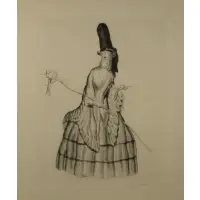 Jean Dupas, Woman, Etching