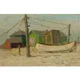 Hugh H Campbell, Seaside Park, NJ, 1941, Oil on masonite