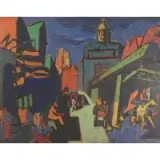 Jules Halfant, The 'El, Oil on linen on panel