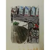 Bob Dylan, Sidewalk Cafe, 2011, Giclee