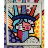 Romero Britto, Free, 3-D Serigraph