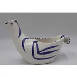 Madoura Dove 1959 turned vase, A.R. White earthenware clay by Pablo Picasso, sold Dec 2021