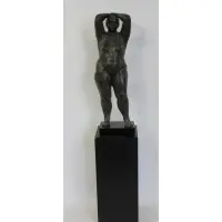 Immi C. Storrs, Untitled, Nude Sculpture An extremely well modeled and large sculpture of a female nude
