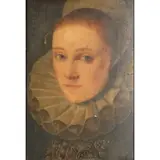 Adriaen Thomasz. Key, Portrait of a Lady, Oil on panel