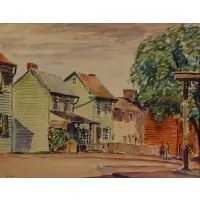 Afternoon Light by Max Kuehne, Watercolor, sold Nov 2021