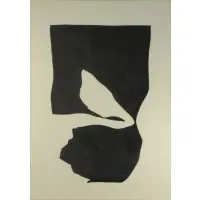 Abstract by Jack Youngerman, Ink on paper, sold Nov 2021