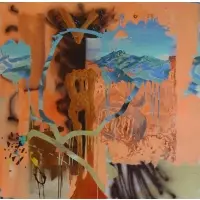 Esteban Cabeza de Baca, Sierra Blanco, 2019, Oil on linen