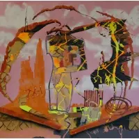 Esteban Cabeza de Baca, Separation, 2018, Oil on linen