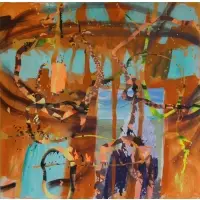 Esteban Cabeza de Baca, Three Rivers, 2019, Oil on linen
