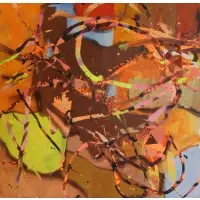 Esteban Cabeza de Baca, Circle and a Square, 2019, Oil on linen