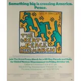 Keith Haring, The Great Peace March, 1986, Poster