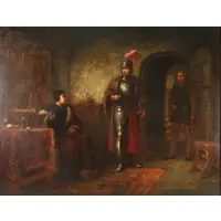 Andries Scheerboom, Richard II, Prisoner at Flint Castle, Oil on canvas