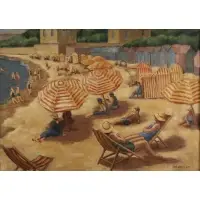Max Arthur Cohn, Concarneau, 1931, Oil on canvas