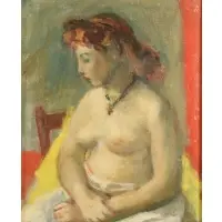 Robert Philipp, Nude, Oil on canvas