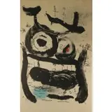 L'Imperatrice by Joan Miró, Lithograph, sold Oct 2021