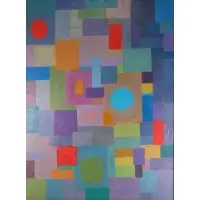 Clara Shainess, Abstract, Oil on canvas