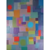 Clara Shainess, Abstract, Oil on canvas