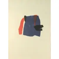 José Guerrero, Abstract Composition, Color etching