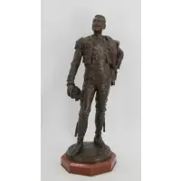 Jules Roulleau, Untitled, Bronze Sculpture Of A Matador