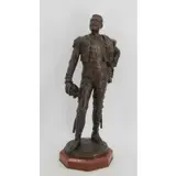 Jules Roulleau, Untitled, Bronze Sculpture Of A Matador