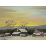Joseph Occhipinti, Afterglow, Oil on Board