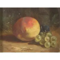 Still Life With Fruit by Arnould Wydeveld, Oil on panel, sold Sep 2021