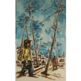 Chaim Gross, Harbor Scene