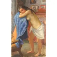 Nude by Robert Philipp, Oil on canvas, sold Sep 2021