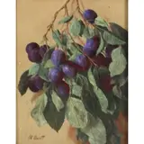 Joe Anna Arnett, Wild Plums, 2001, Oil on canvas
