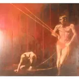 Robert R. Bliss, Rope Puller, Oil on masonite