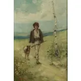 Ion Stătescu, Peasant Boy with Dog