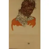 Egon Schiele, Portrait of Edith, 1917, Lithograph
