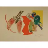 La Revue du XXe Siecle (2nd State) by Marc Chagall, Lithograph, sold Sep 2021