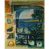 Cote d'Azur by Pablo Picasso, Lithograph, sold Sep 2021