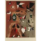 Femmes, oiseaux, étoile by Joan Miró, Lithograph, sold Sep 2021