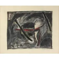 No Way Out by Gregory Amenoff, 1979, Mixed media on paper, sold Sep 2021