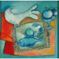 Yoël Benharrouche, Still Life, Oil on canvas