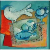 Yoël Benharrouche, Still Life, Oil on canvas