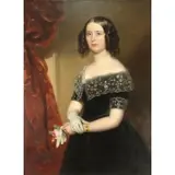 Frederick Newenham, Portrait of a Young Queen Victoria, Oil on canvas
