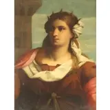 Émilie Rouillon, Saint Barbara, Oil on canvas