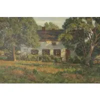 Gaines Ruger Donoho, Long Island Farm House, 1911, Oil on canvas